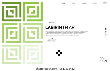 Vector abstract banner design template. Collection of web banner template. Abstract geometric web design