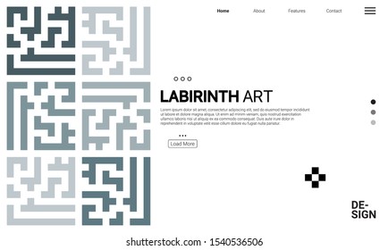 Vector abstract banner design template. Collection of web banner template. Abstract geometric web design