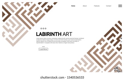 Vector abstract banner design template. Collection of web banner template. Abstract geometric web design