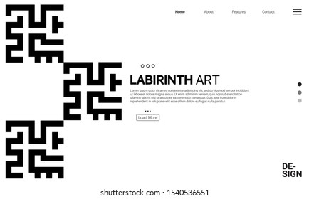 Vector abstract banner design template. Collection of web banner template. Abstract geometric web design