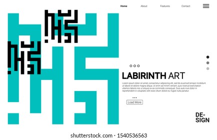 Vector abstract banner design template. Collection of web banner template. Abstract geometric web design