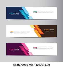 Vector Abstract Banner Design Web Template