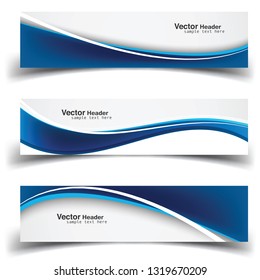 Vector abstract banner design web template. Abstract geometric design banner web template on white background. Header footer Web Design Elements. Collection of web banner template - Vector - eps10