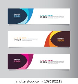 Vector abstract banner design web template. Collection of abstract Banners. Suitable for banner sale, presentation, social media stories, story, promotion, flyer, poster and brochure.