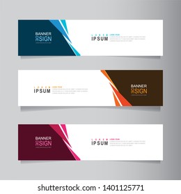 Vector abstract banner design web template. Collection of abstract banners. Suitable for banner sale, presentation, social media stories, story, promotion, flyer, poster and brochure.