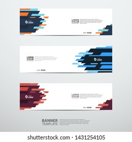 Vector abstract banner design web template. Collection of abstract banners. Suitable for banner sale, presentation, social media stories, story, promotion, flyer, poster and brochure.