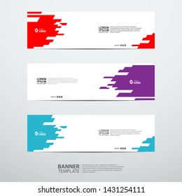 Vector abstract banner design web template. Collection of abstract banners. Suitable for banner sale, presentation, social media stories, story, promotion, flyer, poster and brochure.
