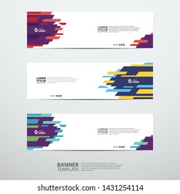 Vector abstract banner design web template. Collection of abstract banners. Suitable for banner sale, presentation, social media stories, story, promotion, flyer, poster and brochure.