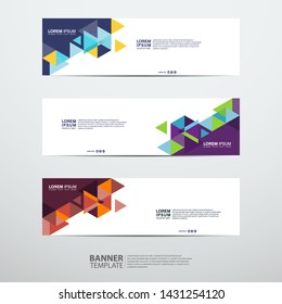 Vector abstract banner design web template. Collection of abstract banners. Suitable for banner sale, presentation, social media stories, story, promotion, flyer, poster and brochure.