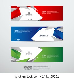 Vector abstract banner design web template. Collection of abstract banners. Suitable for banner sale, presentation, social media stories, story, promotion, flyer, poster and brochure.