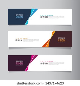 Vector abstract banner design web template. Collection of abstract banners.Suitable for sale banner, presentation, social media stories, story, promotion, flyer, poster and brochure.
