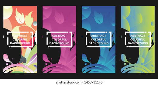 Vector abstract banner design web template. Collection of abstract banners.Suitable for banner sale, presentation, social media stories, story, promotion, flyer, poster and brochure