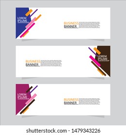 Vector abstract banner design web template. Collection of abstract banners. Suitable for banner sale, presentation, social media stories, story, promotion, flyer, poster and brochure.
