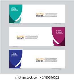 Vector abstract banner design web template. Collection of abstract banners. Suitable for banner sale, presentation, social media stories, story, promotion, flyer, poster and brochure.