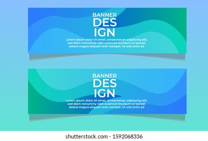 Vector abstract banner design web template. Modern vector design, eps 10