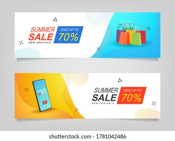 Vector abstract banner design web template. Collection of abstract fluid banners. Fluid gradient for Sale banners, letterhead, story board, flyer, poster, presentation and print media.
