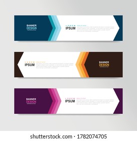 Vector Abstract Banner Design Web Template