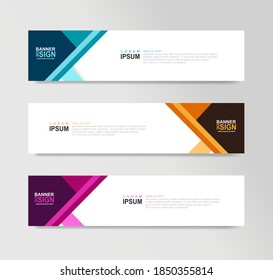 Vector Abstract Banner Design Web Template Stock Vector (Royalty Free ...