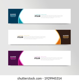 Vector Abstract Banner Design Web Template