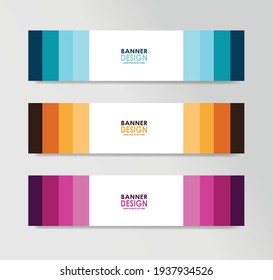 Vector Abstract Banner Design Web Template