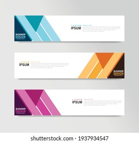 Vector Abstract Banner Design Web Template