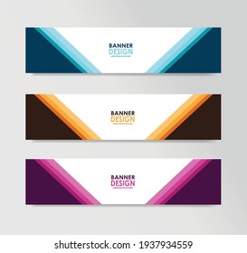 Vector Abstract Banner Design Web Template