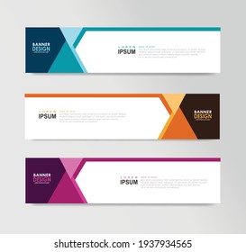 Vector Abstract Banner Design Web Template