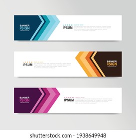 Vector Abstract Banner Design Web Template