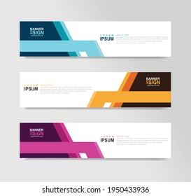 Vector Abstract Banner Design Web Template