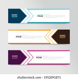 Web-Vorlage für Vektorgrafik-abstrakte Banner-Design