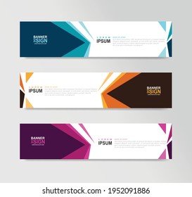 Vector Abstract Banner Design Web Template