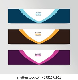 Vector Abstract Banner Design Web Template