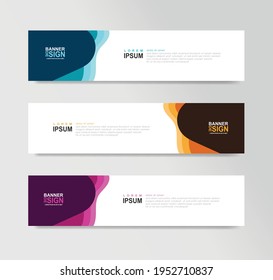 Vector Abstract Banner Design Web Template