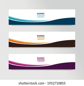 Vector Abstract Banner Design Web Template