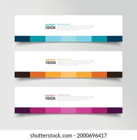 Vector Abstract Banner Design Web Template