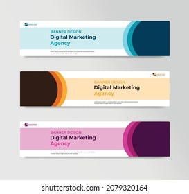 Vector Abstract Banner Design Web Template