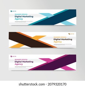 Vector Abstract Banner Design Web Template
