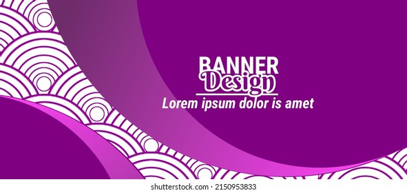 Vector Abstract Banner Design Web Template