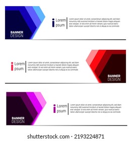 Vector Abstract Banner Design Web Template