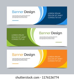 Vector Abstract banner modern web template