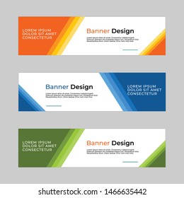 Vector Abstract banner modern web template - Vector