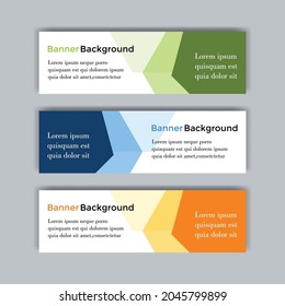 Vector Abstract banner modern web template