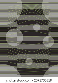 Vector abstract banner or seamless pattern in brutalism style. Modern geometric shapes and grids.