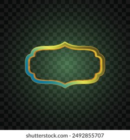 Vector de Anuncio abstracto. Anuncio sencillo. Anuncio futurista.