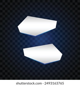Vector of abstract banner. Simple banner. Futuristic banner.