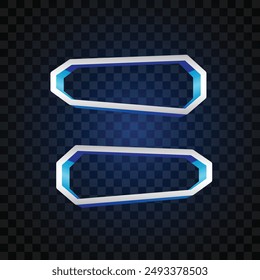 Vector of abstract banner. Simple banner. Futuristic banner.