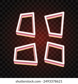 Vector of abstract banner. Simple banner. Futuristic banner.