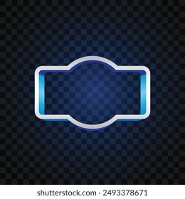 Vector of abstract banner. Simple banner. Futuristic banner.