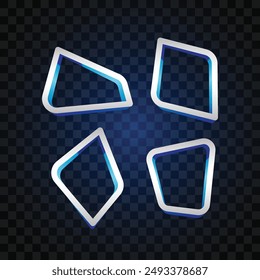 Vector of abstract banner. Simple banner. Futuristic banner.