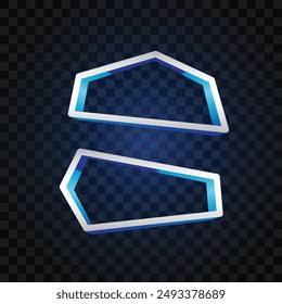 Vector of abstract banner. Simple banner. Futuristic banner.